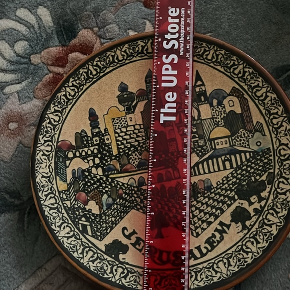 Ceramic Jerusalem plate - Picture 2 of 3